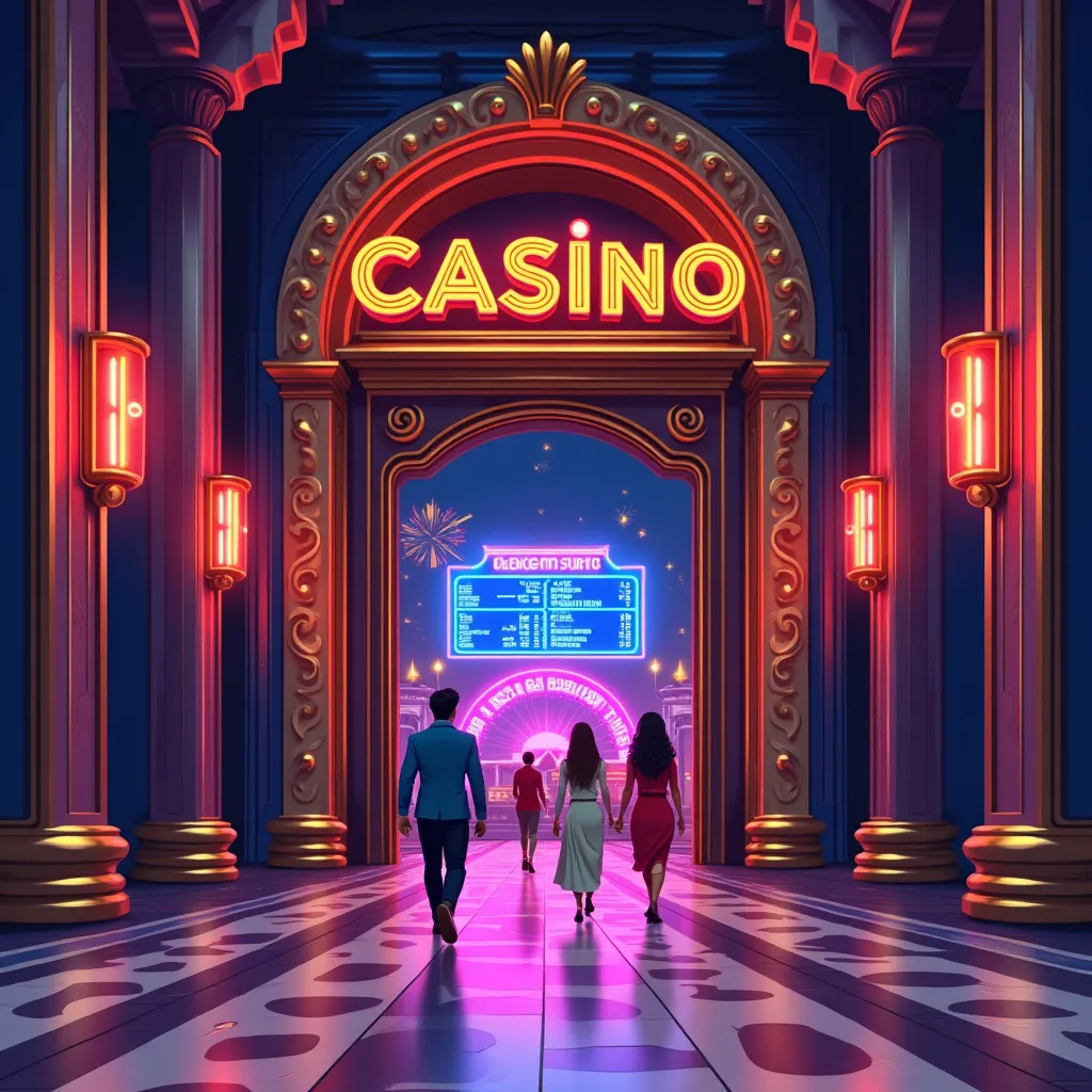 Bluechip casino hero AI generated
